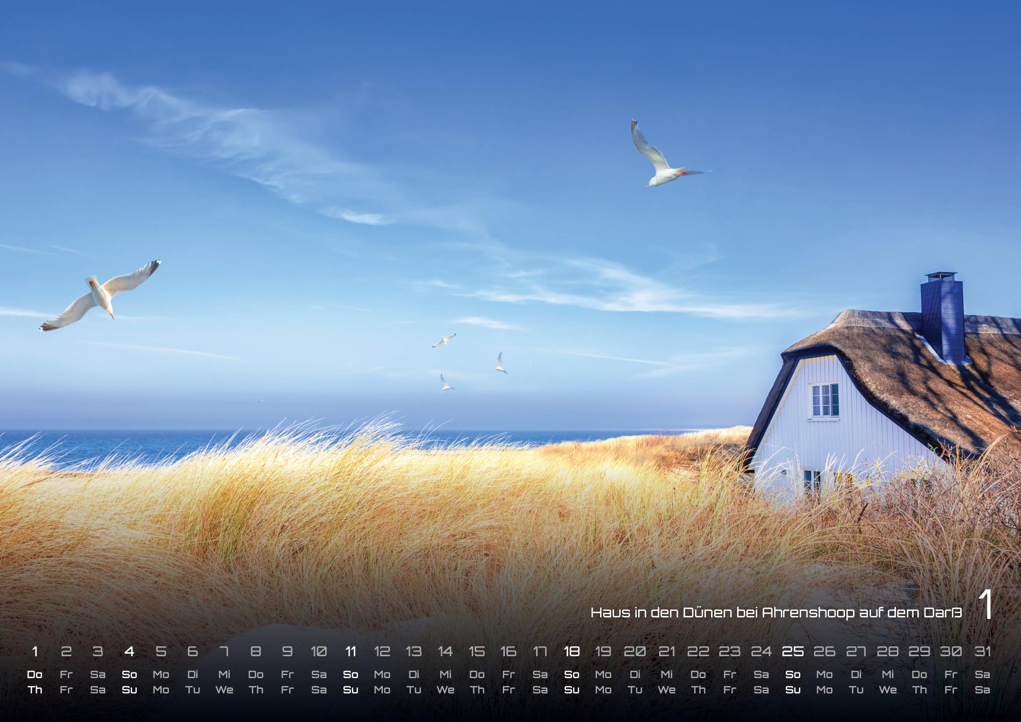 GPF-OSTSEE26_page_2 Ostsee - Zwischen Dünen und Horizont – Die Ostsee erleben - 2026 - Kalender DIN A2 (extragroß: ca. 60 cm x 42 cm)