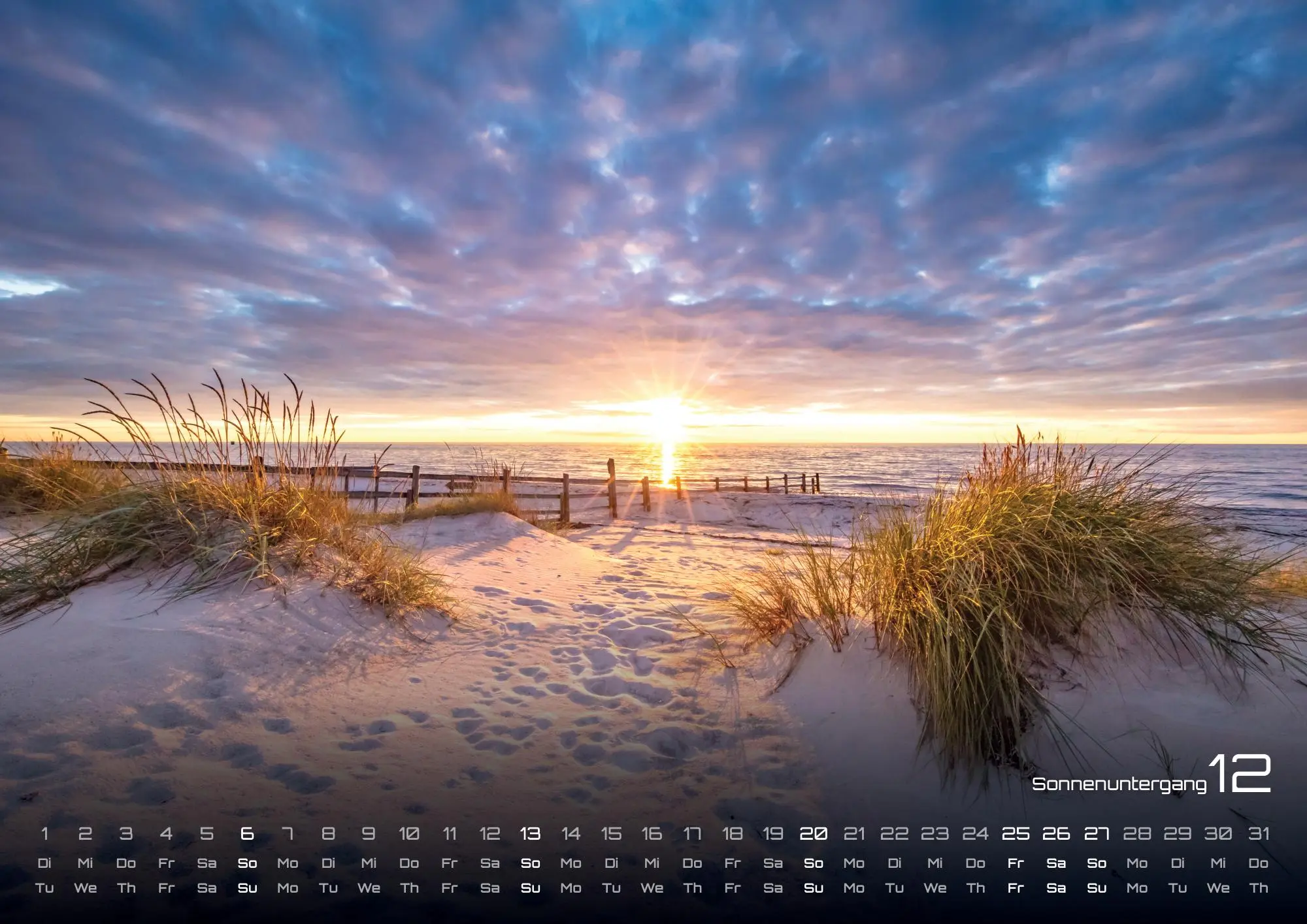 Ostsee - Zwischen Dünen und Horizont – Die Ostsee erleben - 2026 - Kalender DIN A2 (extragroß: ca. 60 cm x 42 cm)