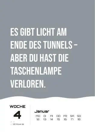 DEMOTIVATION 2026 - dein demotivierender Begleiter - Wochenkalender DIN A6 (ca. 10,5 cm x 14,8 cm) | Tischkalender - Demotivationskalender