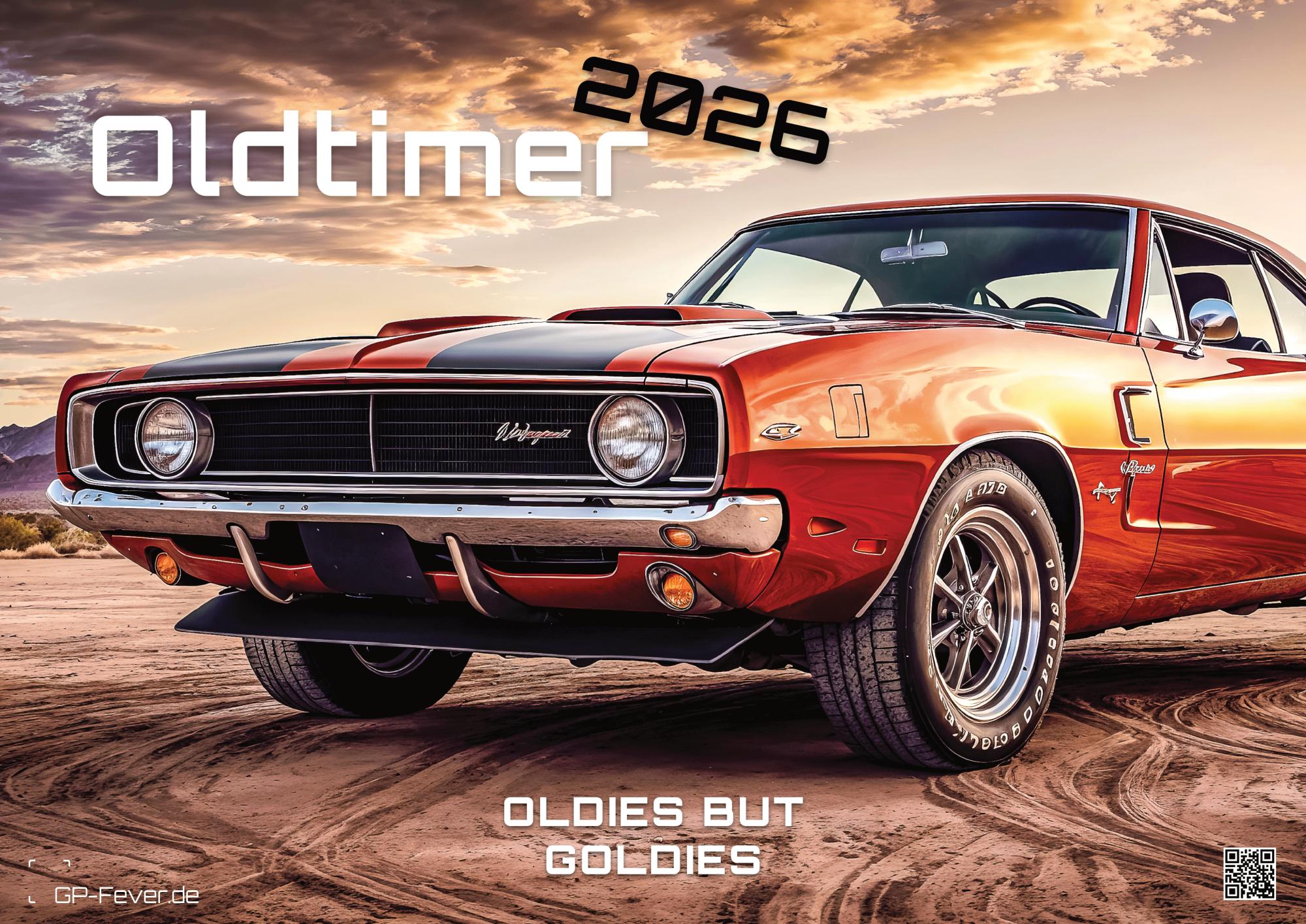 Oldtimer - OLDIES BUT GOLDIES - 2027 - Kalender DIN A2 (extragroß: ca. 60 cm x 42 cm)