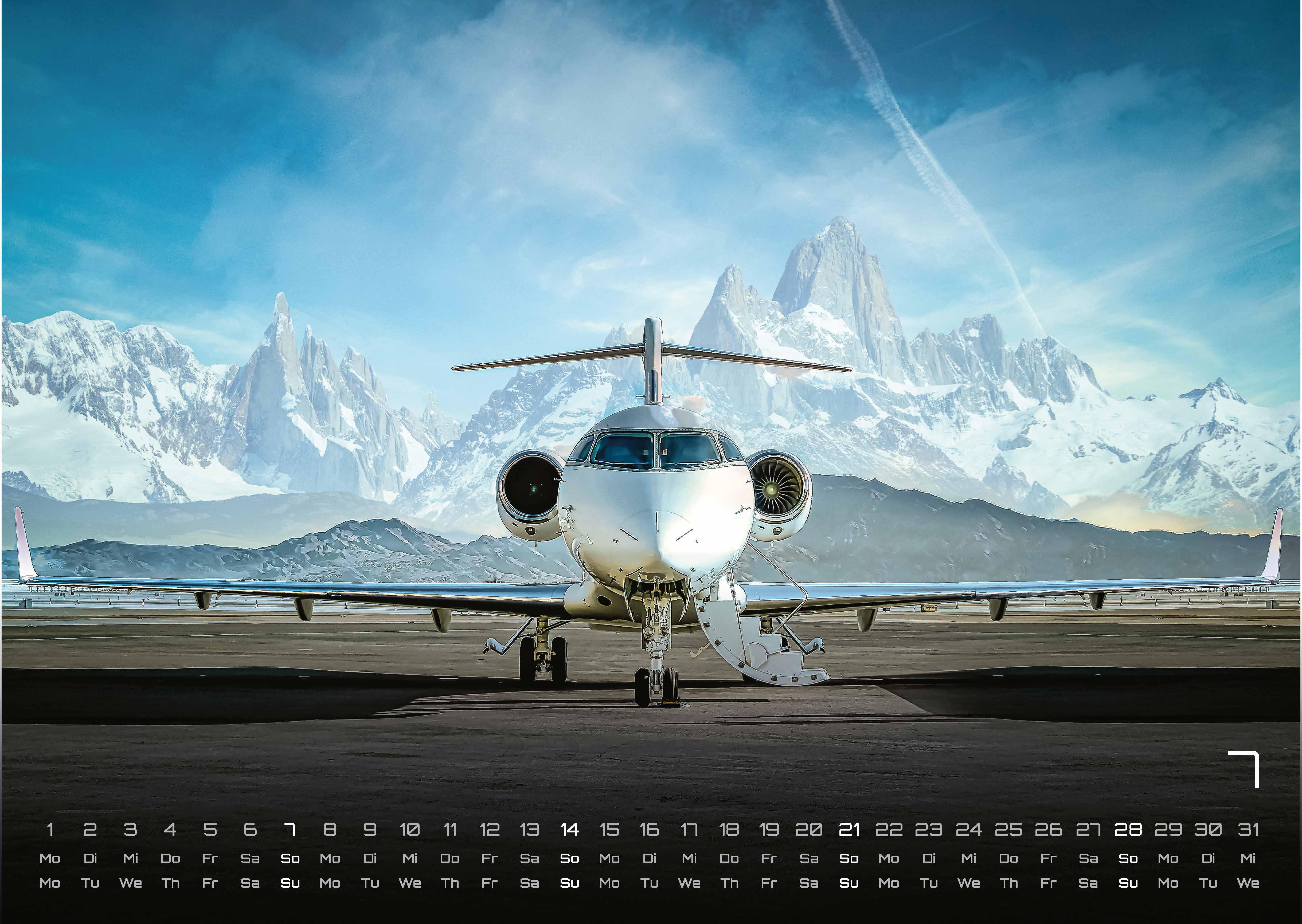 Planes - Über den Wolken - Flugzeuge - 2024 - Kalender