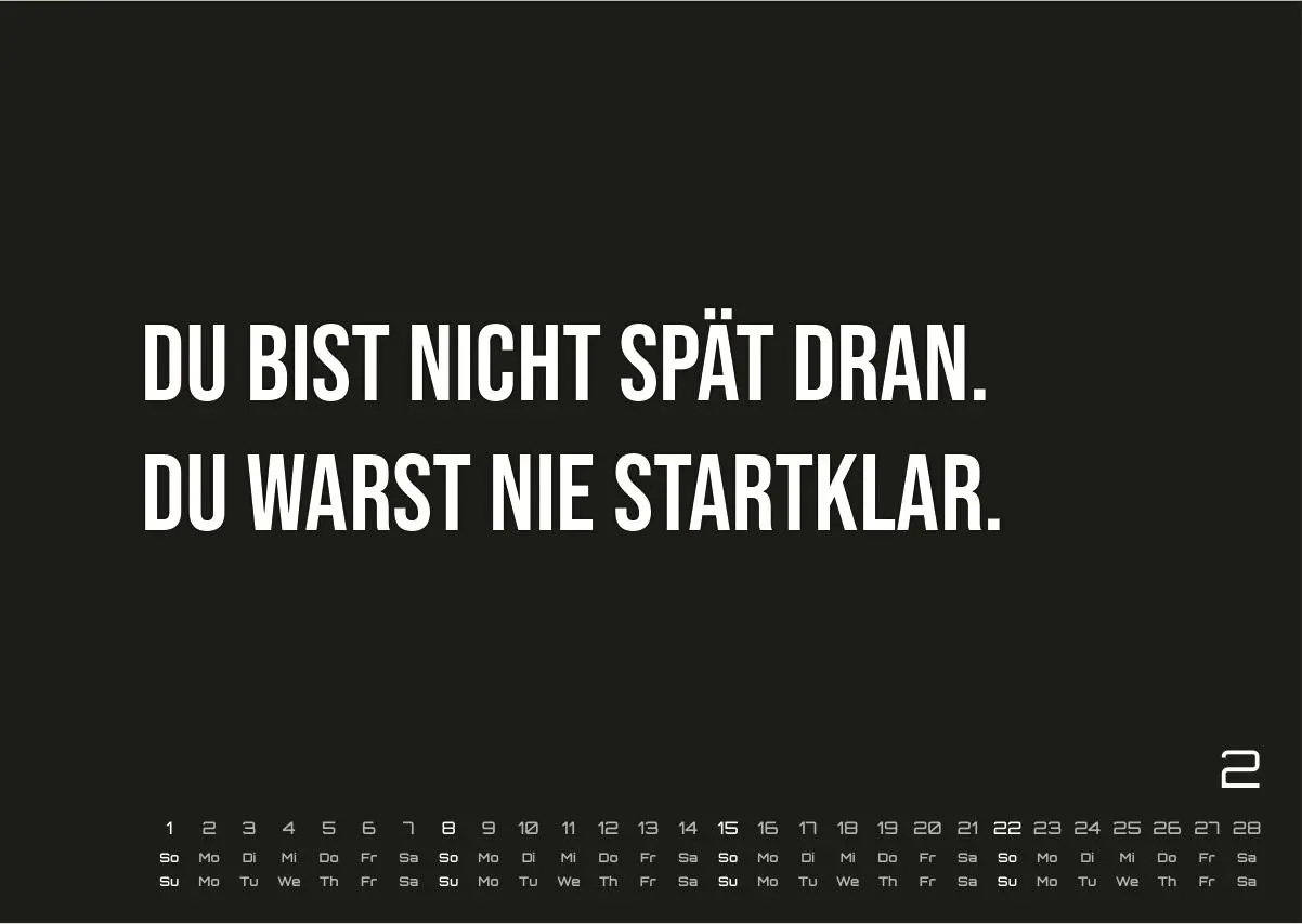 DEMOTIVATION 2026 - dein demotivierender Begleiter - Kalender DIN A3 (ca. 42 cm x 30 cm) | Demotivationskalender