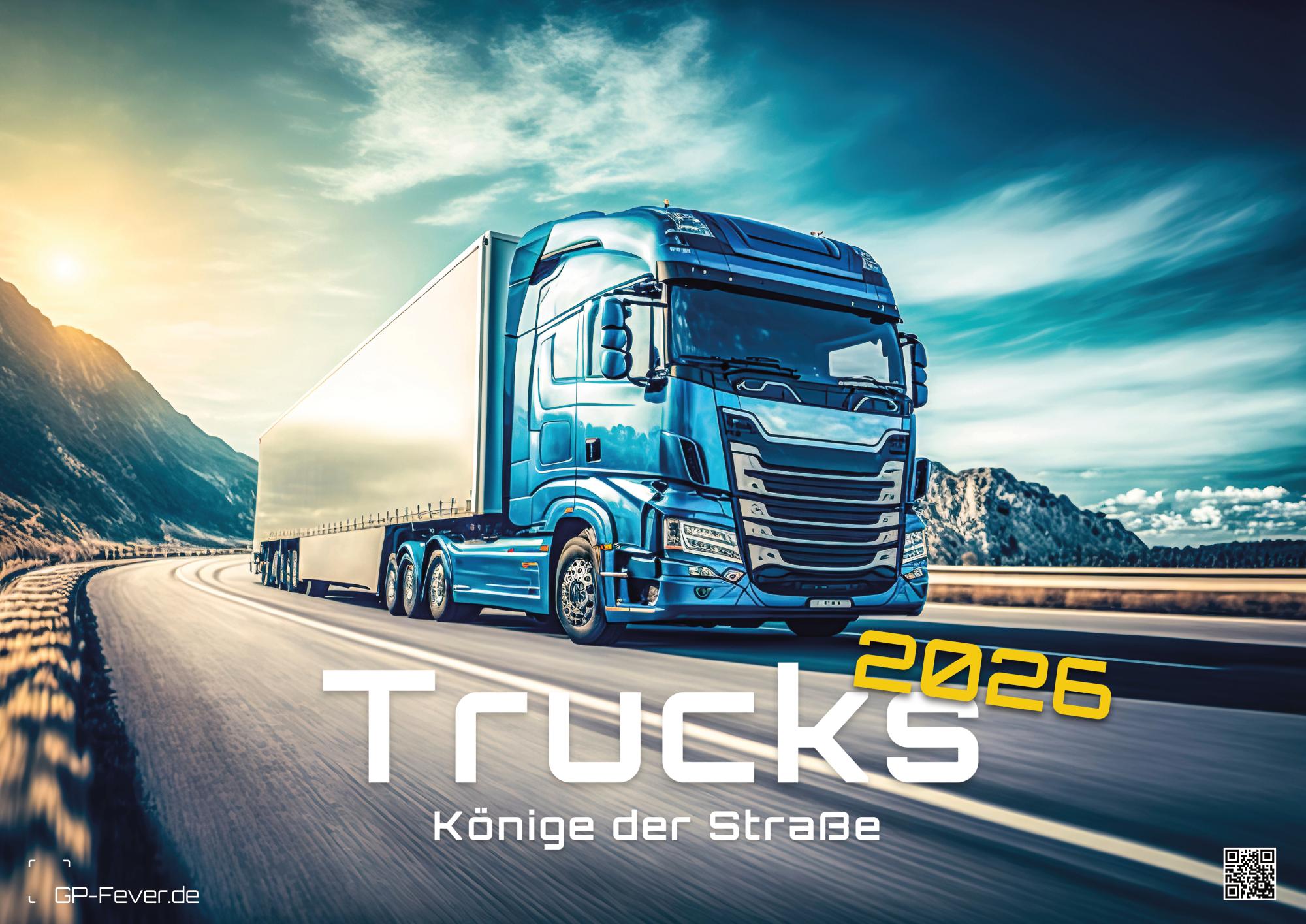 Trucks - Könige der Straße - LKW - 2027 - Kalender DIN A2 (extragroß: ca. 60 cm x 42 cm)
