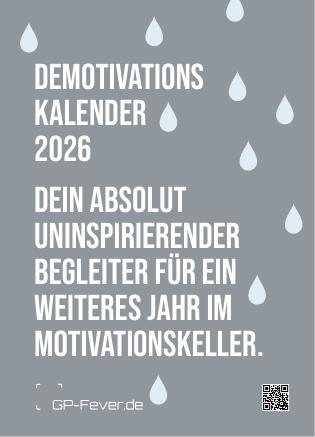 DEMOTIVATION 2026 - dein demotivierender Begleiter - Wochenkalender DIN A6 (ca. 10,5 cm x 14,8 cm) | Tischkalender - Demotivationskalender