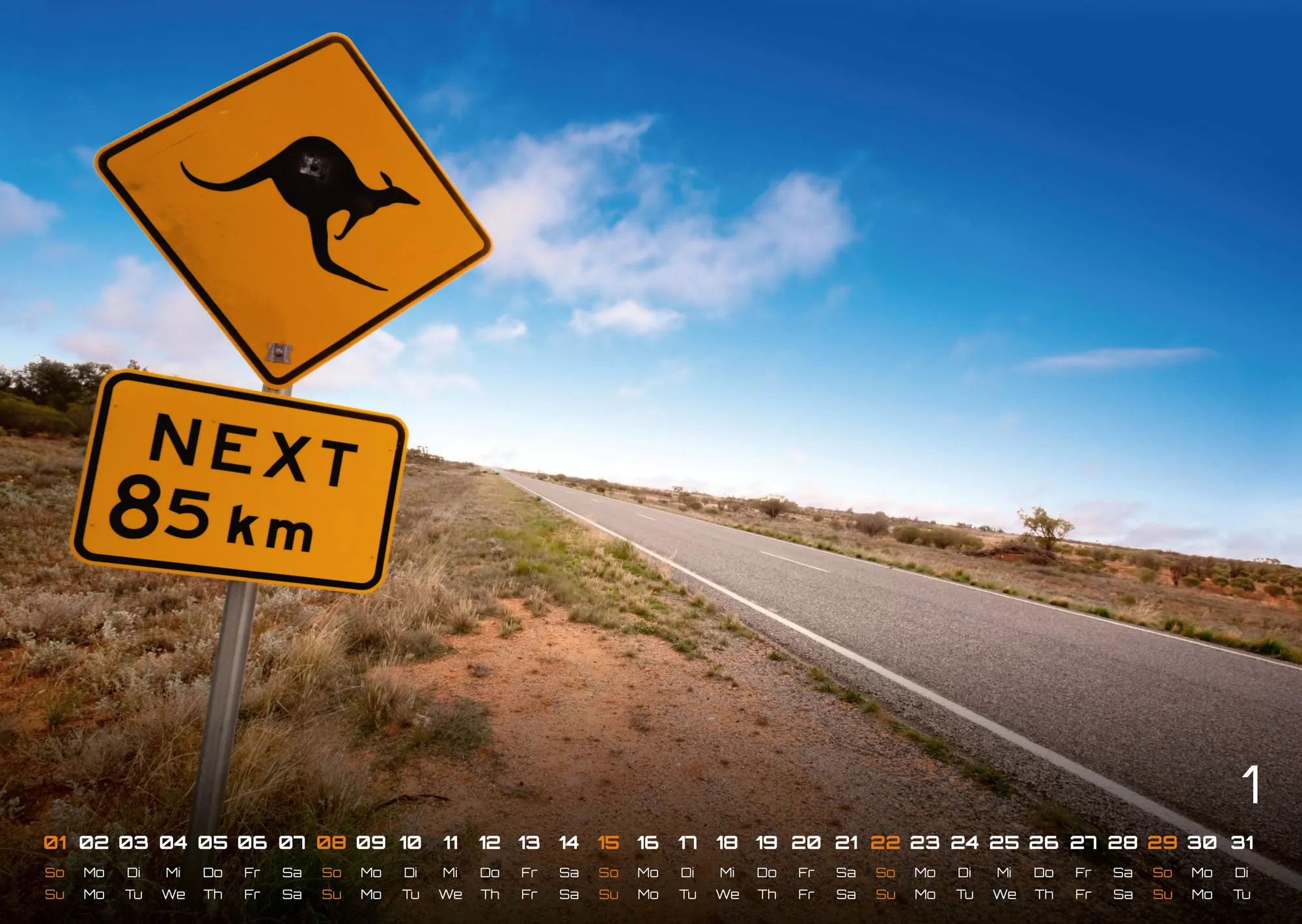 Australien - das Land der Kängurus - 2023 - Kalender