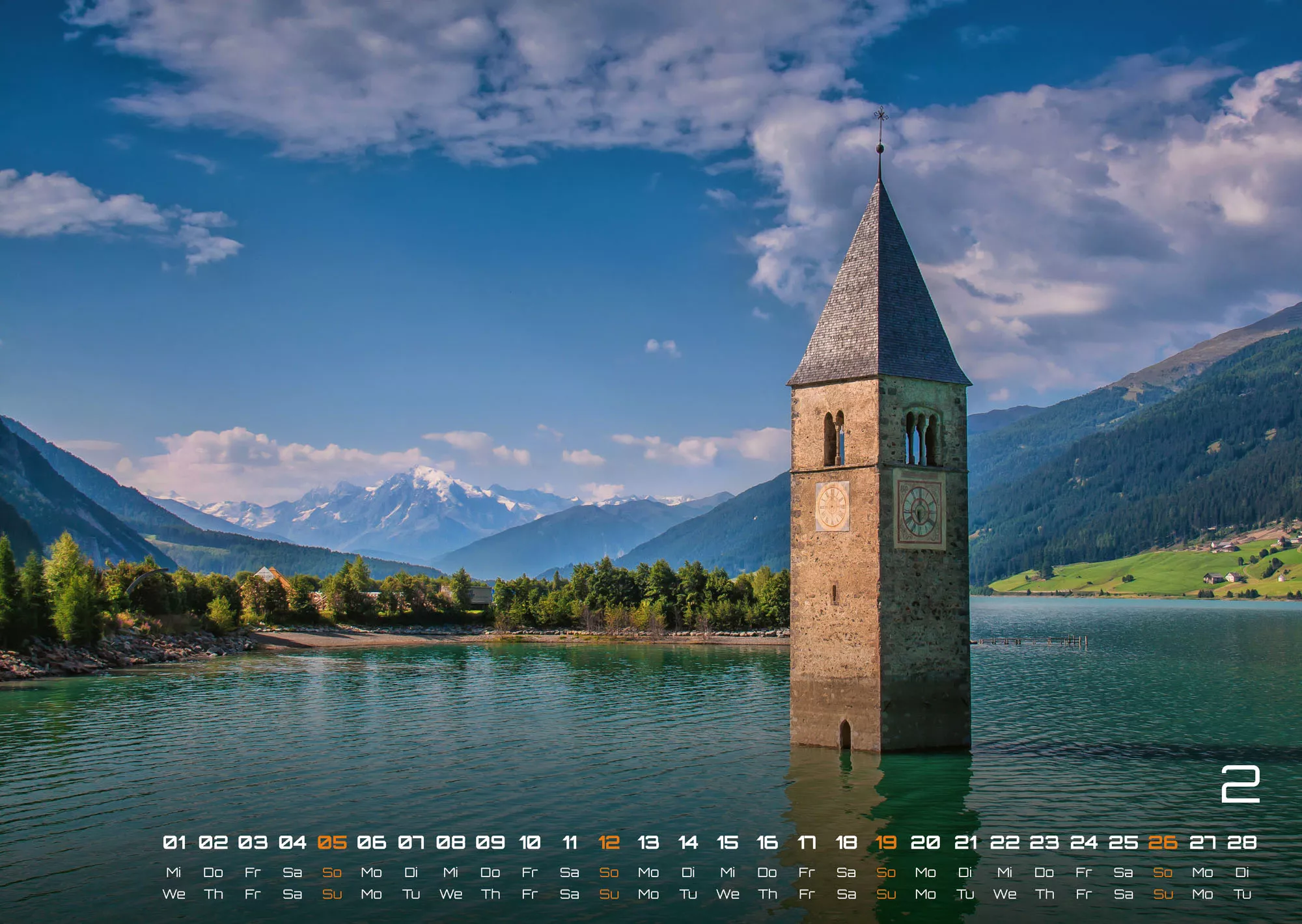 Die Alpen - dem Himmel so nah - 2023 - Kalender