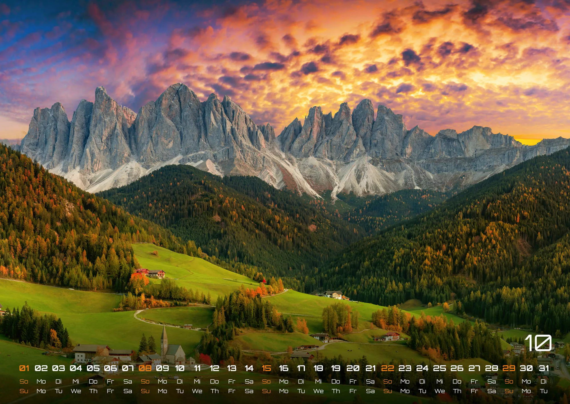 Die Alpen - dem Himmel so nah - 2023 - Kalender
