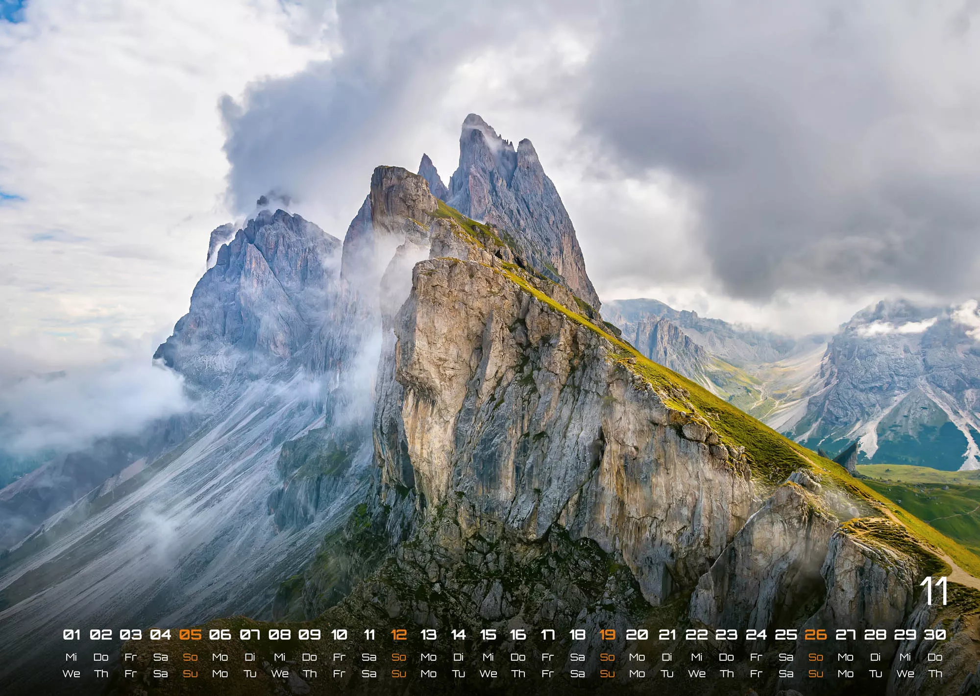 Die Alpen - dem Himmel so nah - 2023 - Kalender