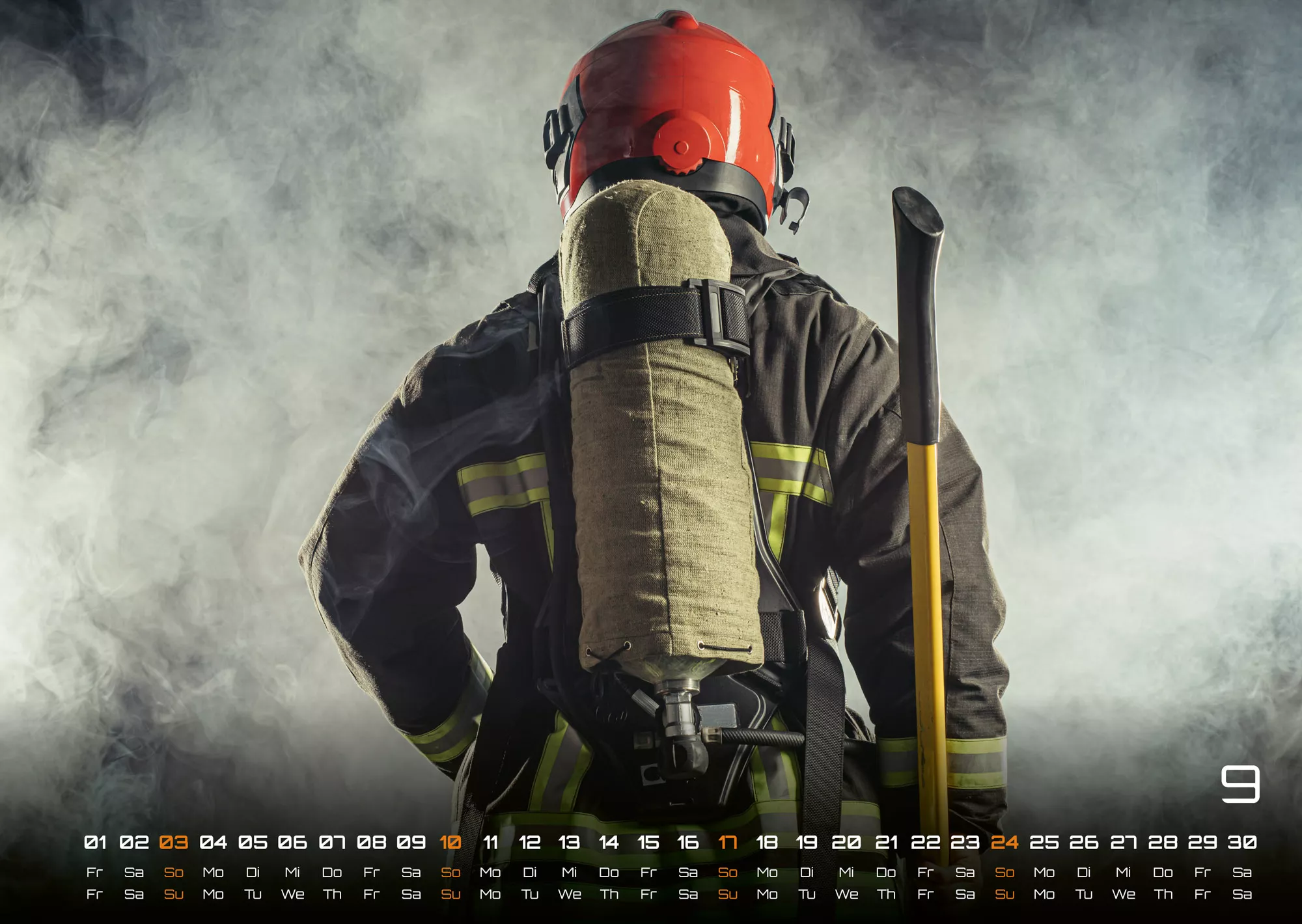 FIREFIGHTER - Retter in der Not - Feuerwehr - 2023 - Kalender