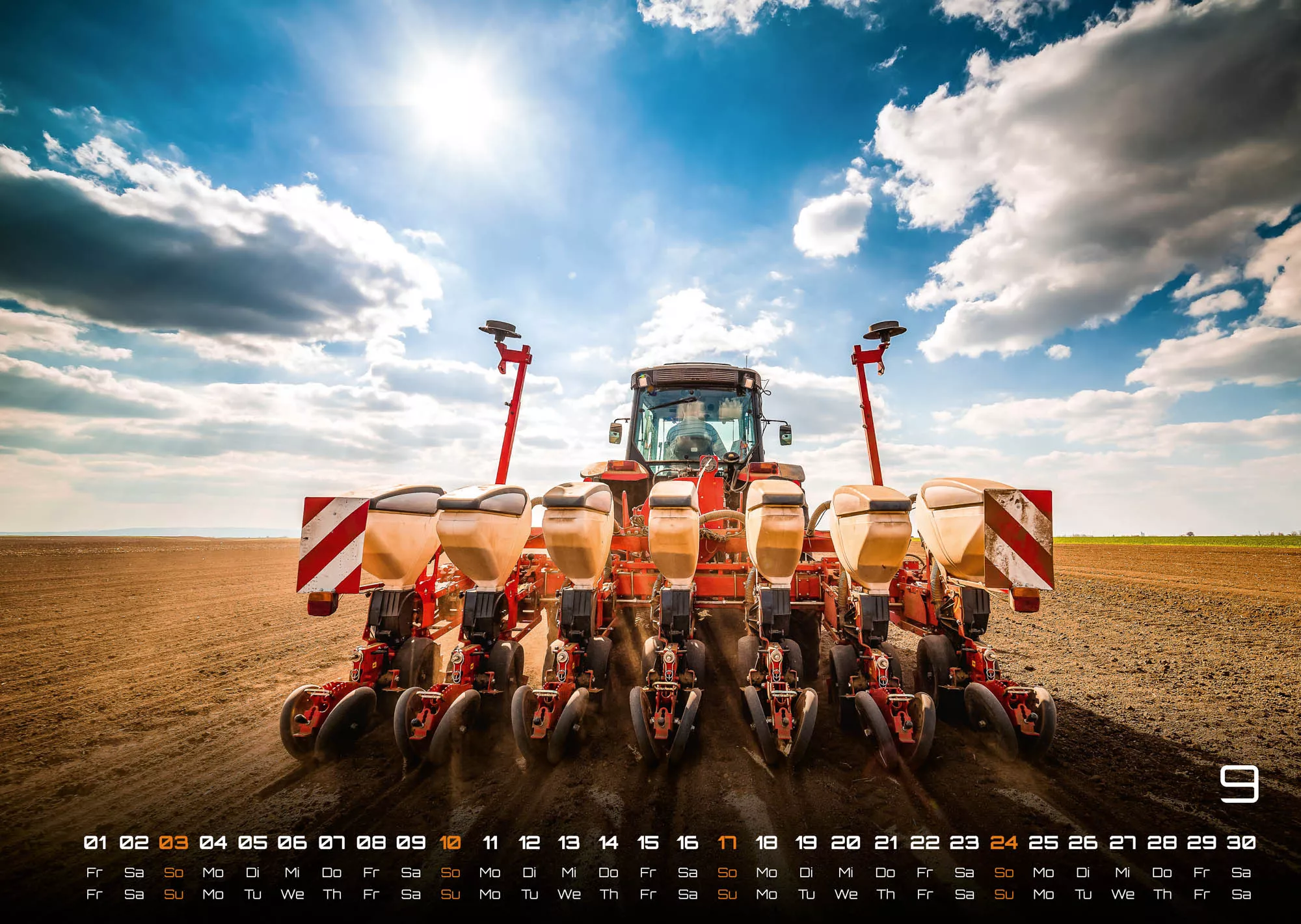 Landmaschinen - Traktor - 2023 - Kalender