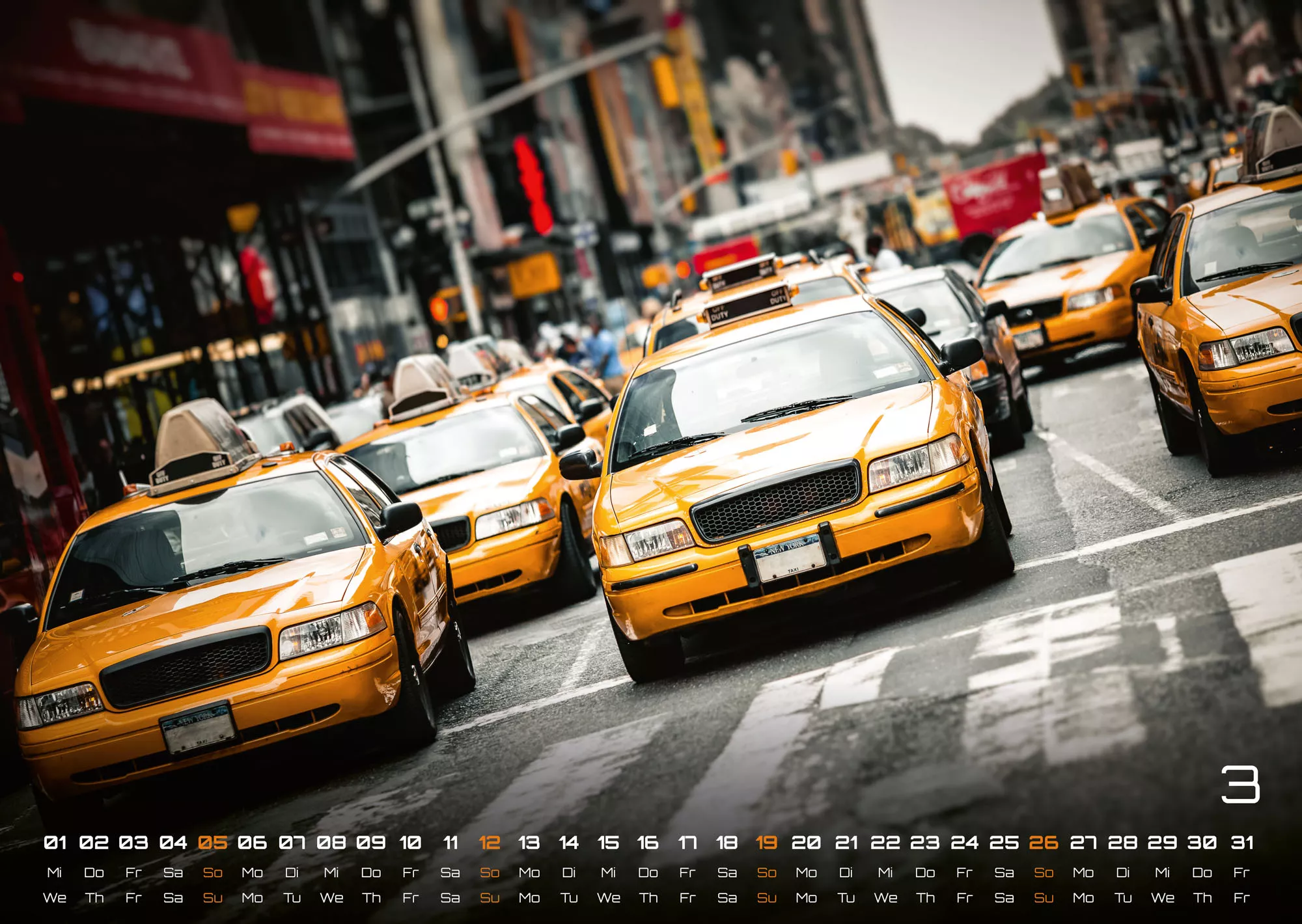New York - die Stadt, die niemals schläft - 2023 - Kalender