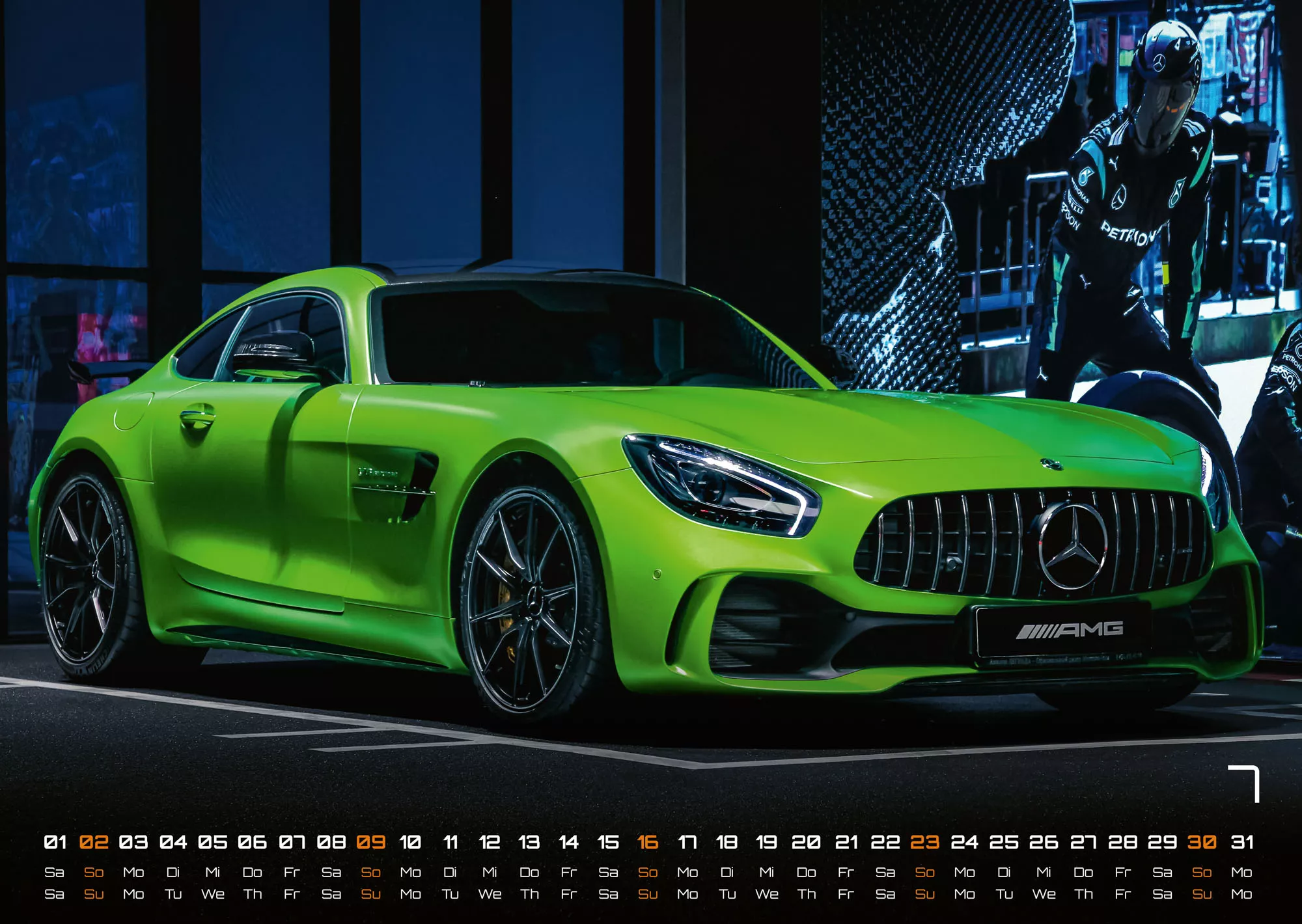 Sportwagen - PS-Boliden - 2023 - Kalender