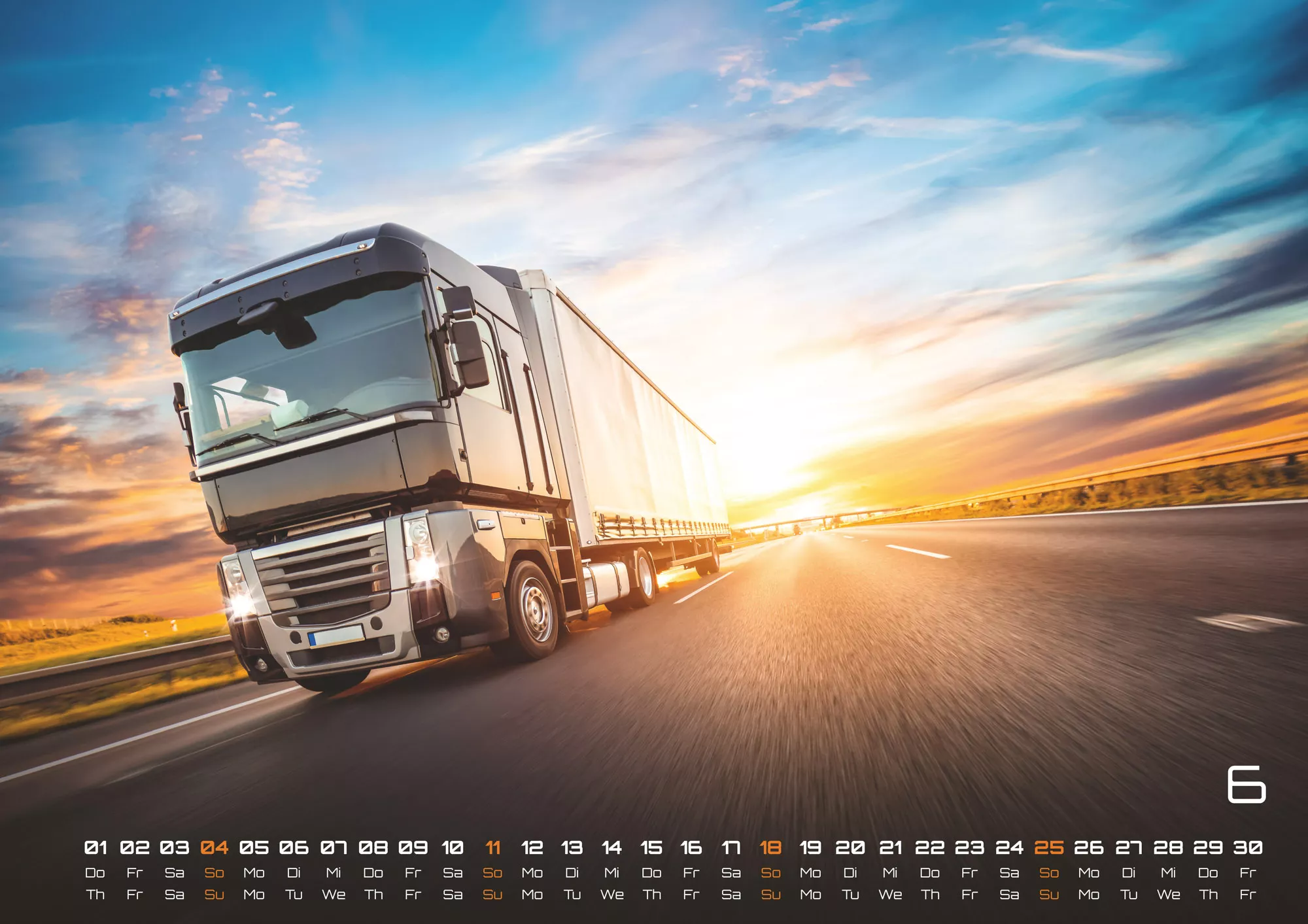 Trucks - Könige der Straße - LKW - 2023 - Kalender