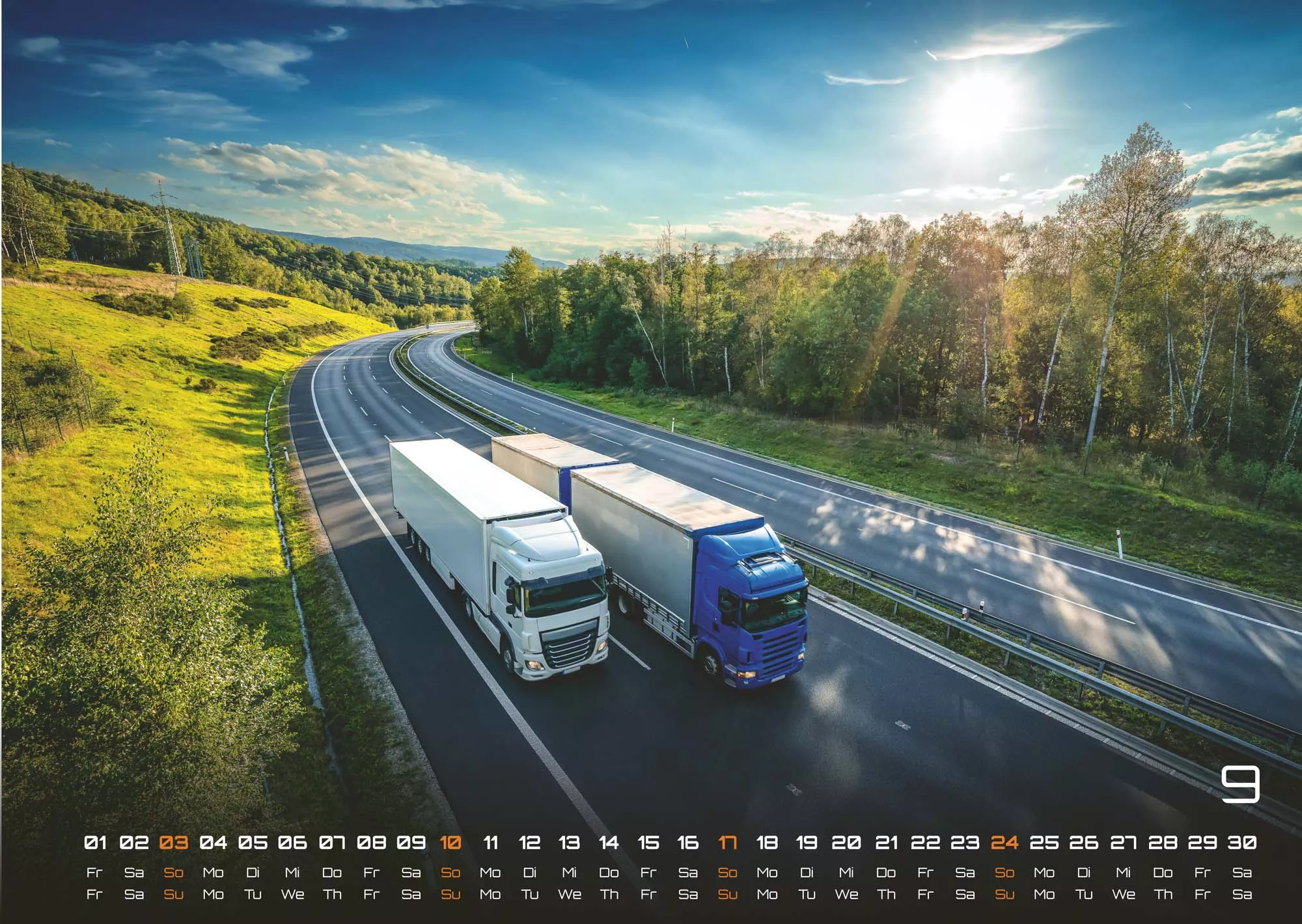 Trucks - Könige der Straße - LKW - 2023 - Kalender