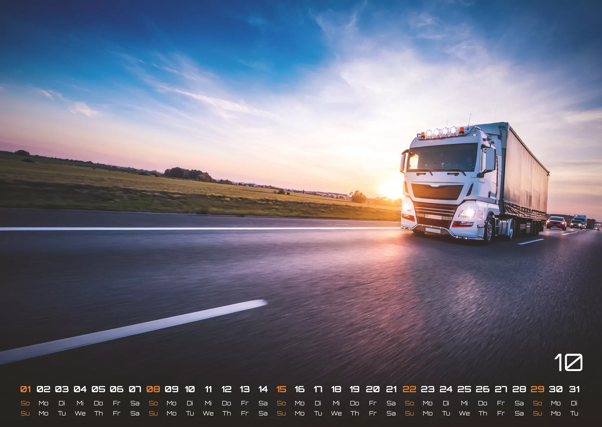 Trucks - Könige der Straße - LKW - 2023 - Kalender