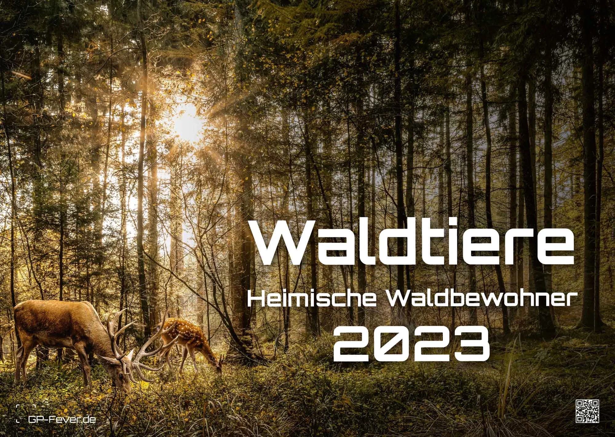 Waldtiere - Heimische Waldbewohner - Der Tierkalender - 2023 - Kalender