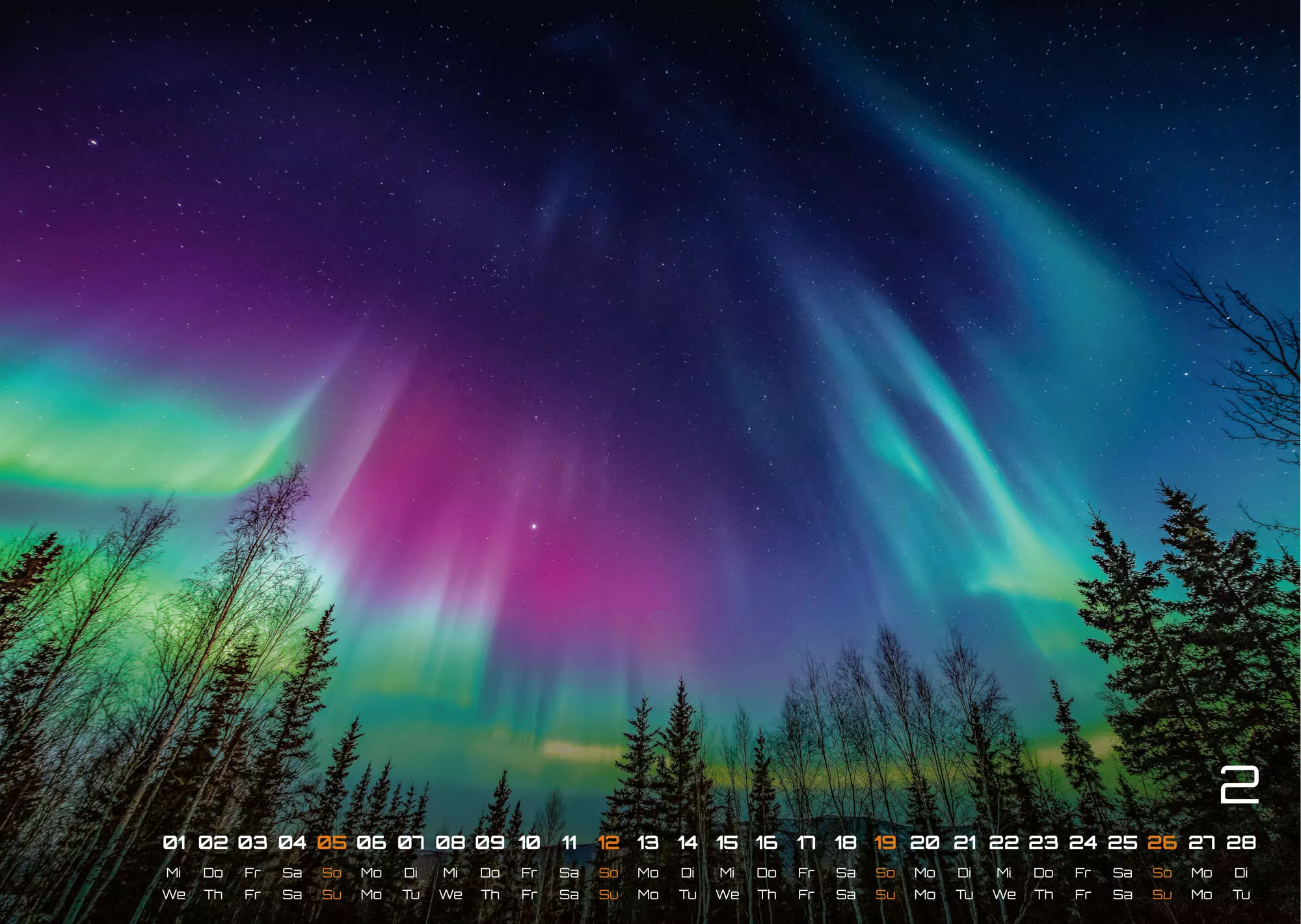 Polarlichter - grandiose Naturschauspiele - 2023 - Kalender