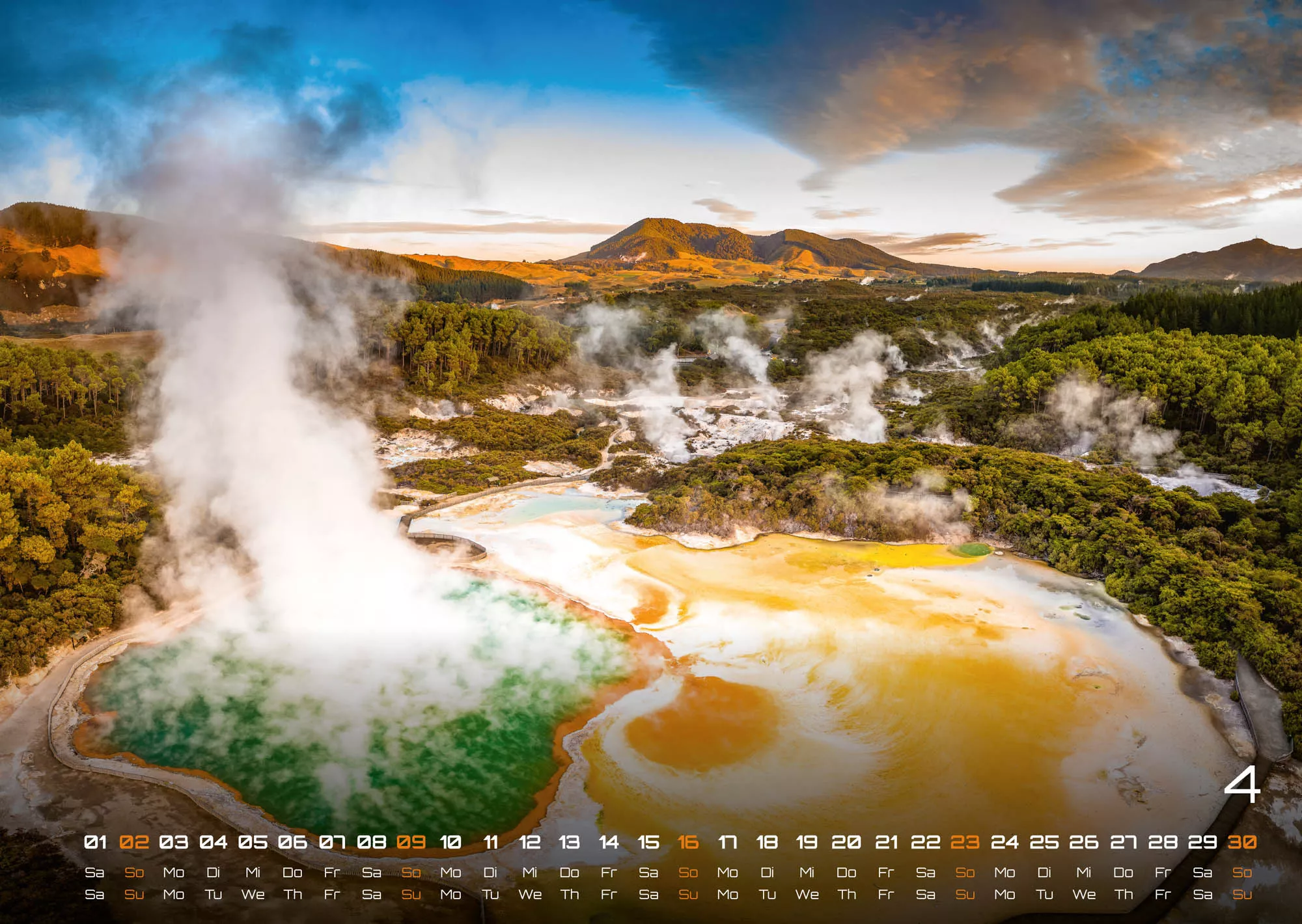 Neuseeland - Das Land der langen weißen Wolke - 2023 - Kalender