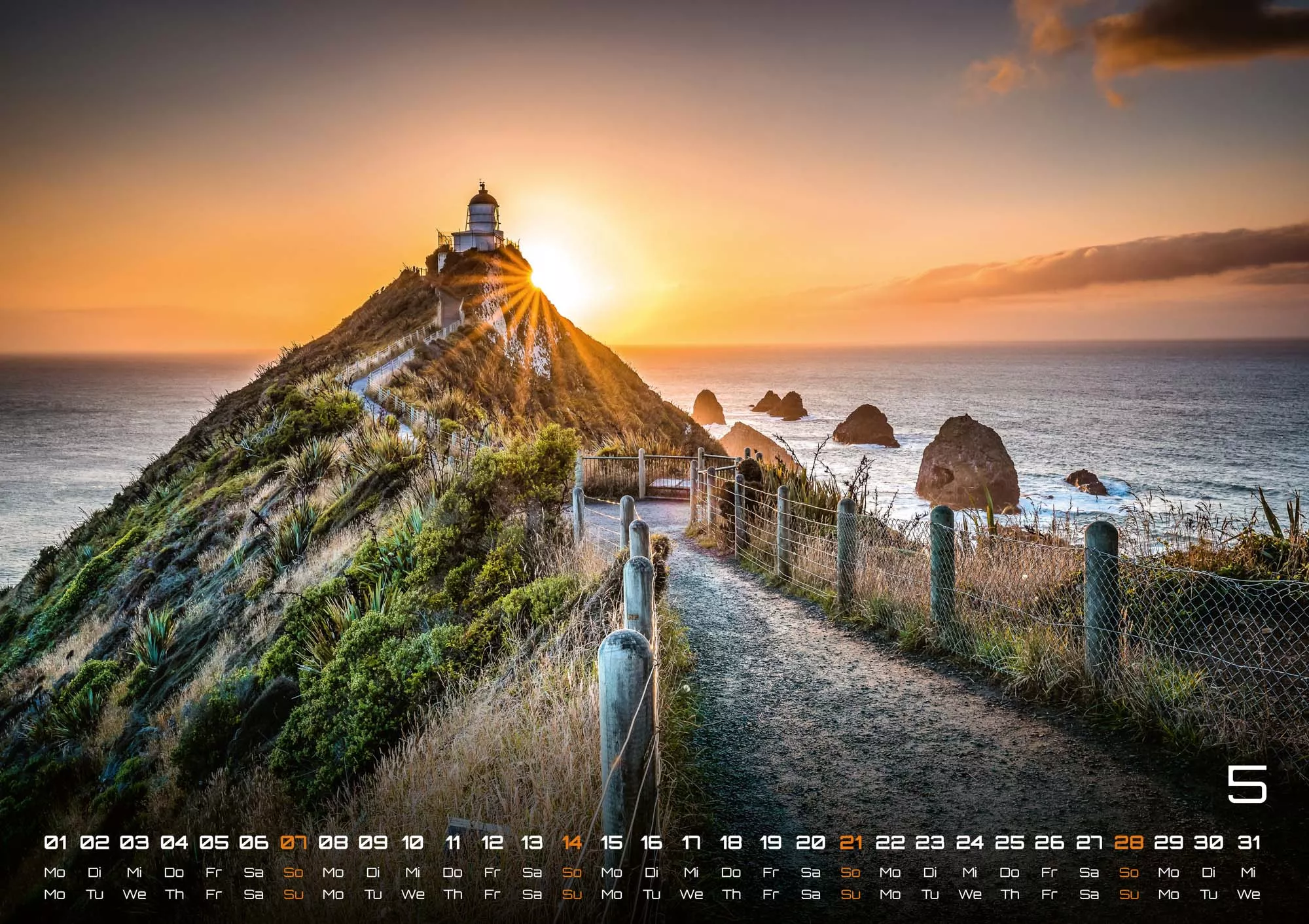 Neuseeland - Das Land der langen weißen Wolke - 2023 - Kalender