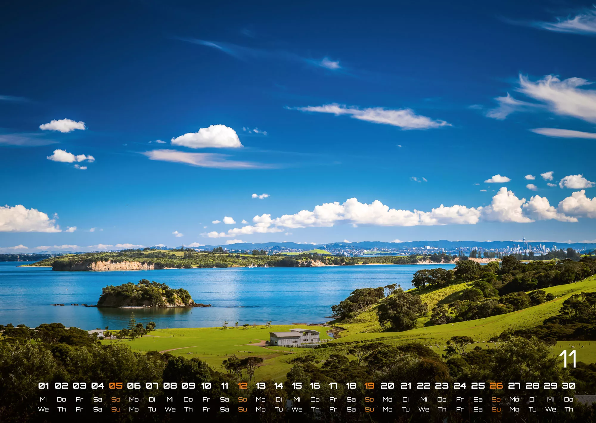 Neuseeland - Das Land der langen weißen Wolke - 2023 - Kalender