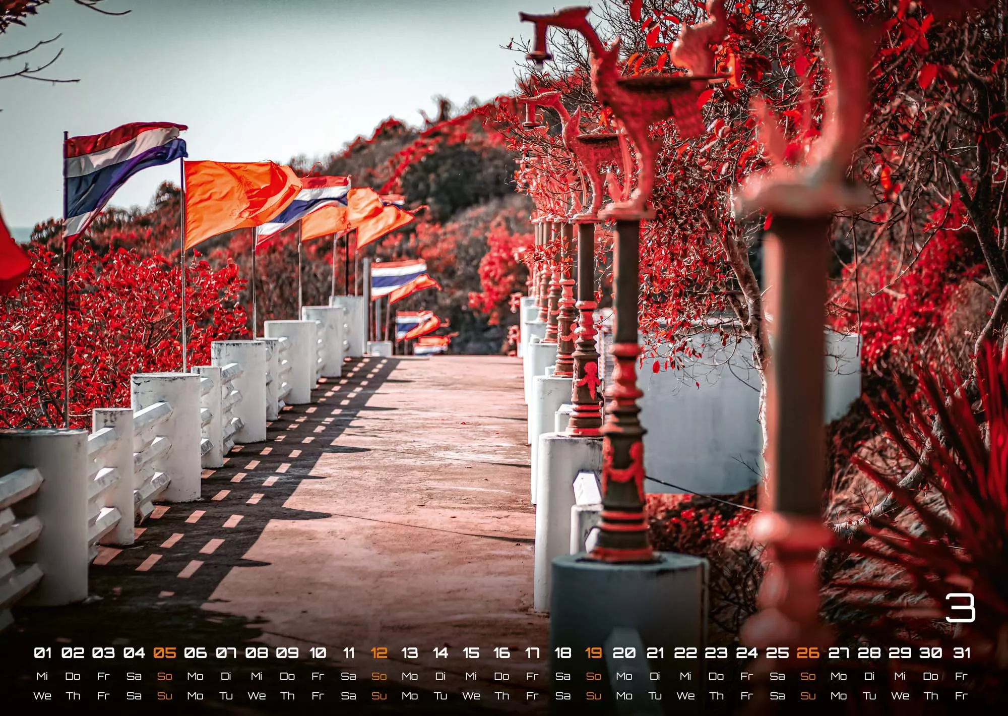 Thailand - Land of Smiles - 2023 - Kalender