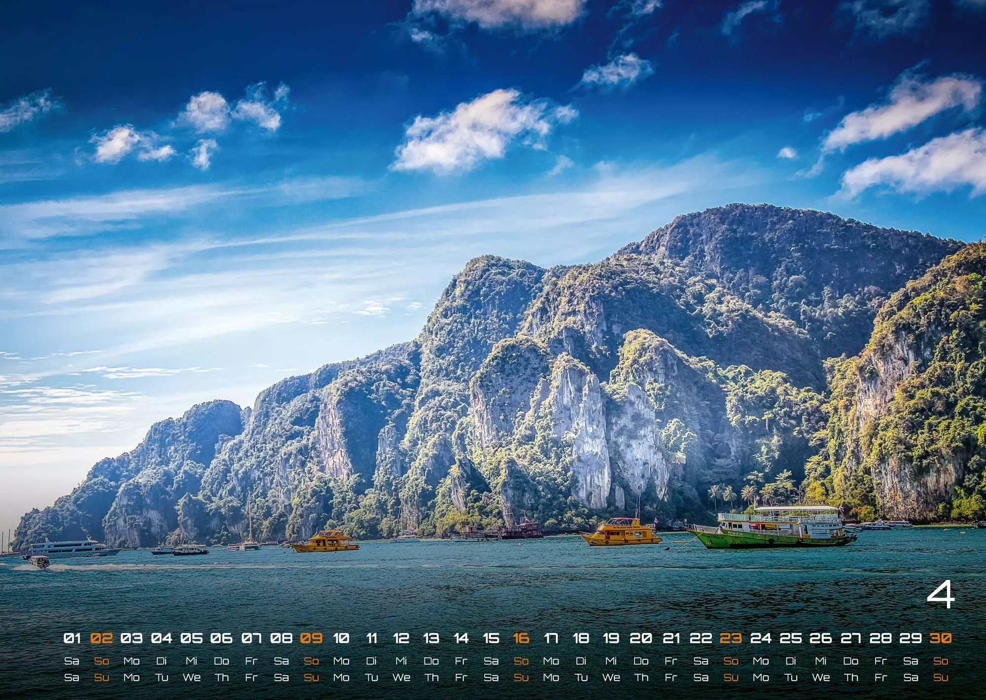 Thailand - Land of Smiles - 2023 - Kalender