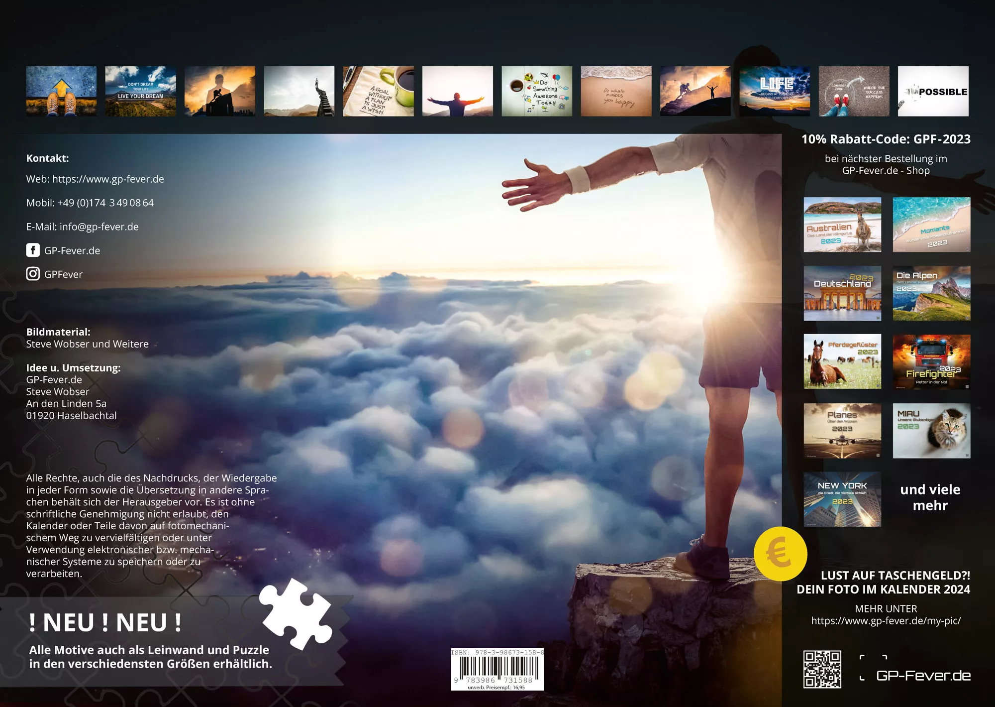 Motivation - your only limit is you - 2023 - Kalender