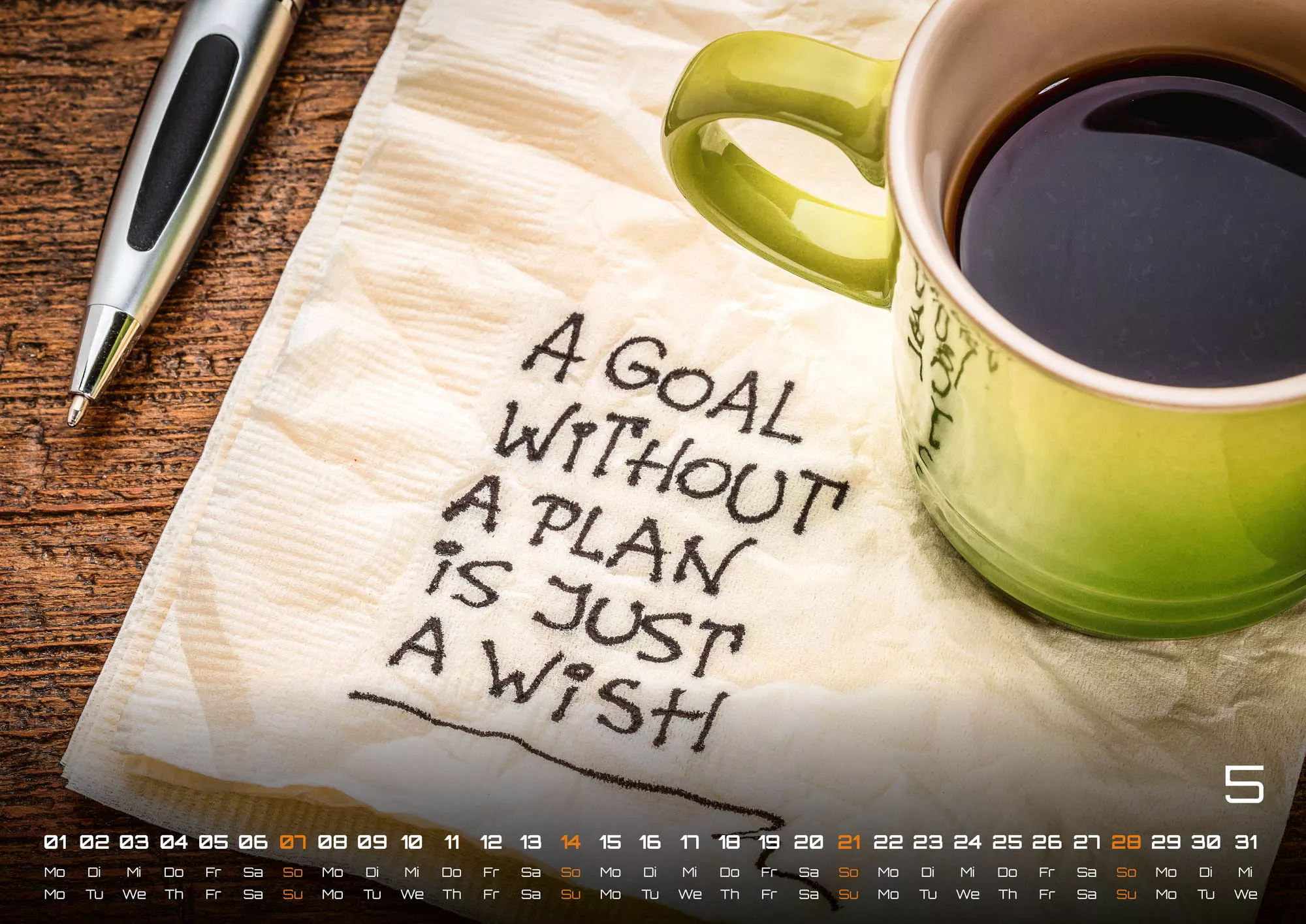 Motivation - your only limit is you - 2023 - Kalender