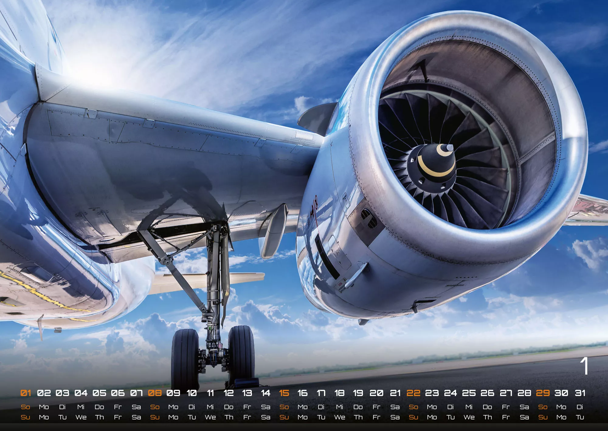Planes - Über den Wolken - Flugzeuge - 2023 - Kalender