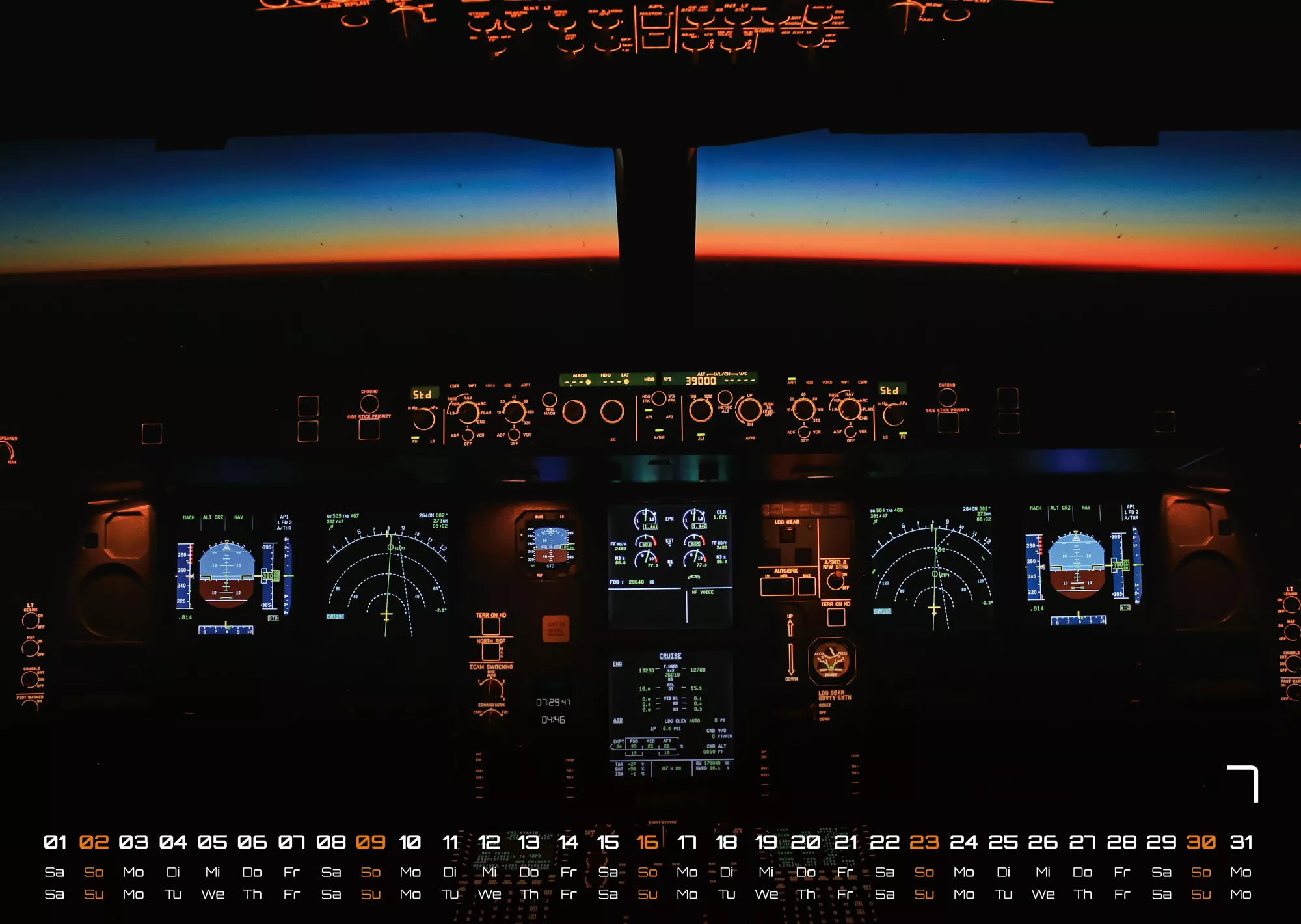 Planes - Über den Wolken - Flugzeuge - 2023 - Kalender