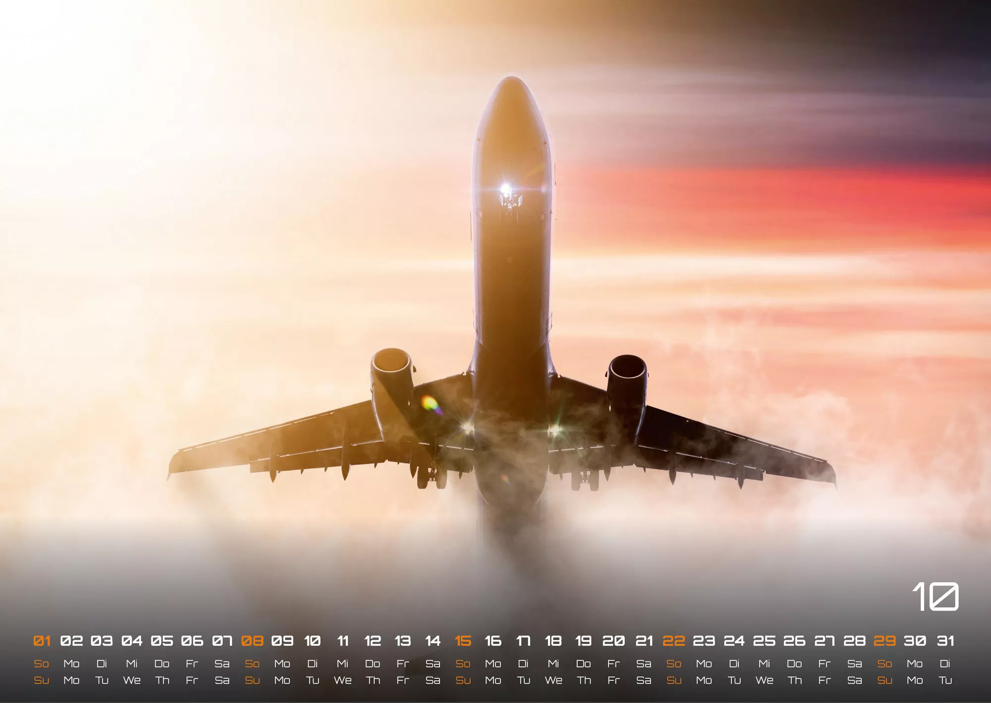 Planes - Über den Wolken - Flugzeuge - 2023 - Kalender