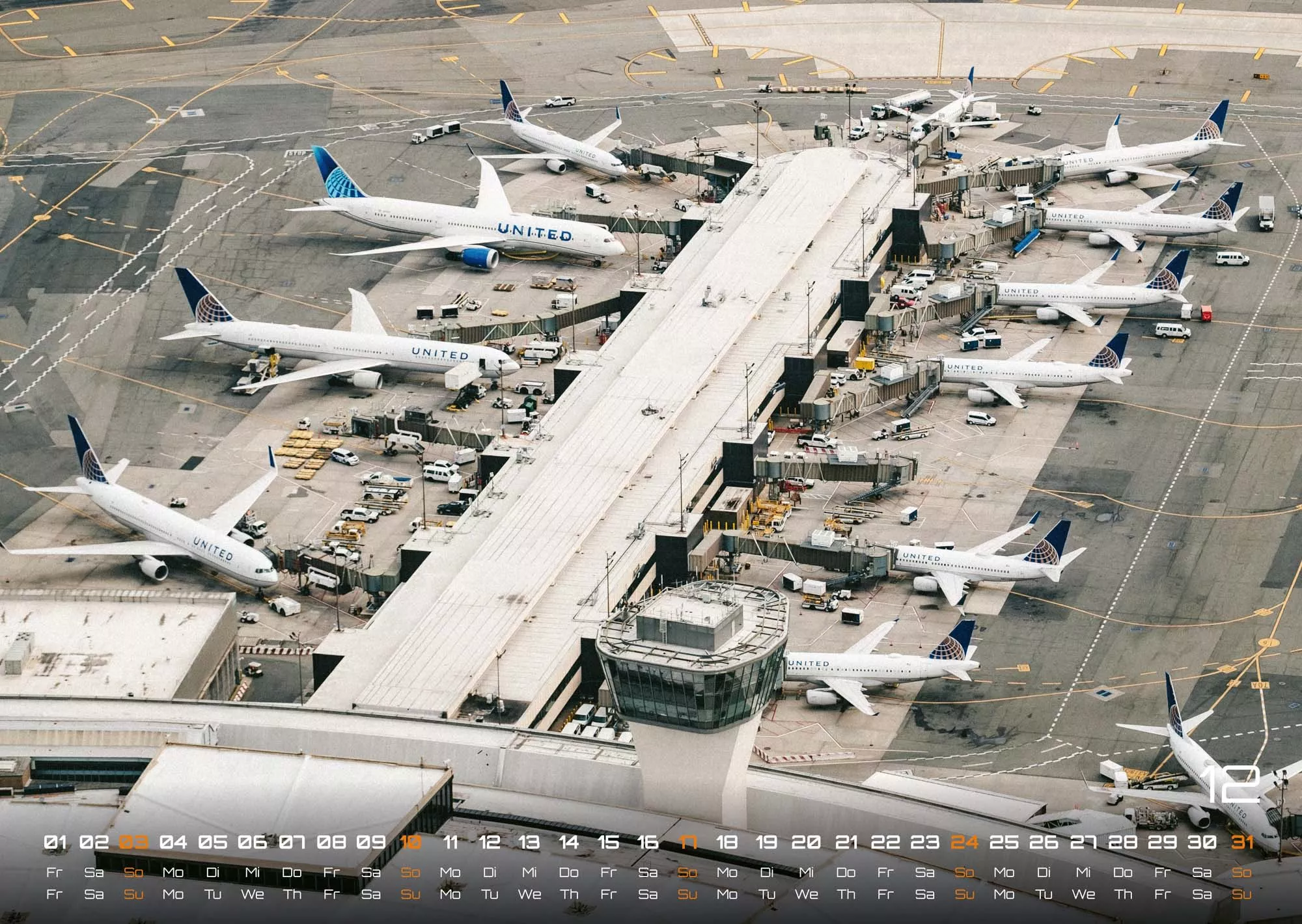 Planes - Über den Wolken - Flugzeuge - 2023 - Kalender