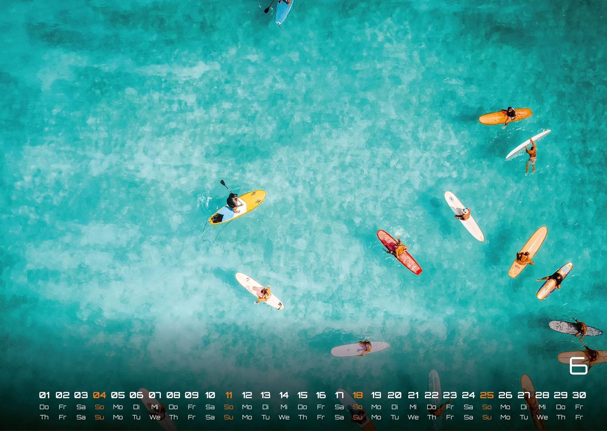Luftaufnahmen - faszinierende Aufnahmen von oben - ABOVE - 2023 - Kalender