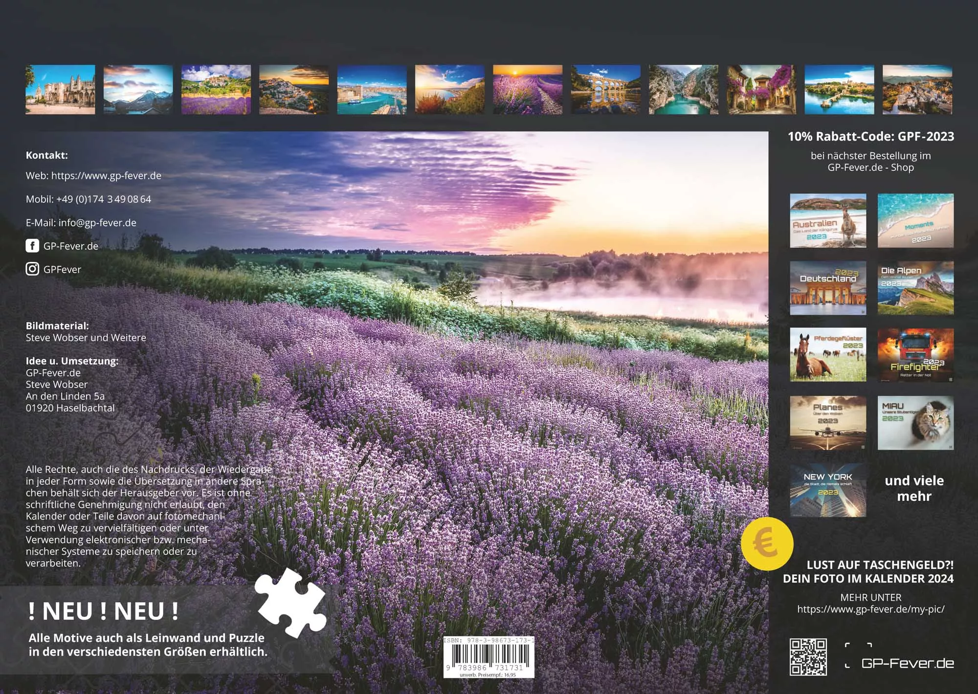 Provence - ein besonderes Stück Frankreich - 2023 - Kalender