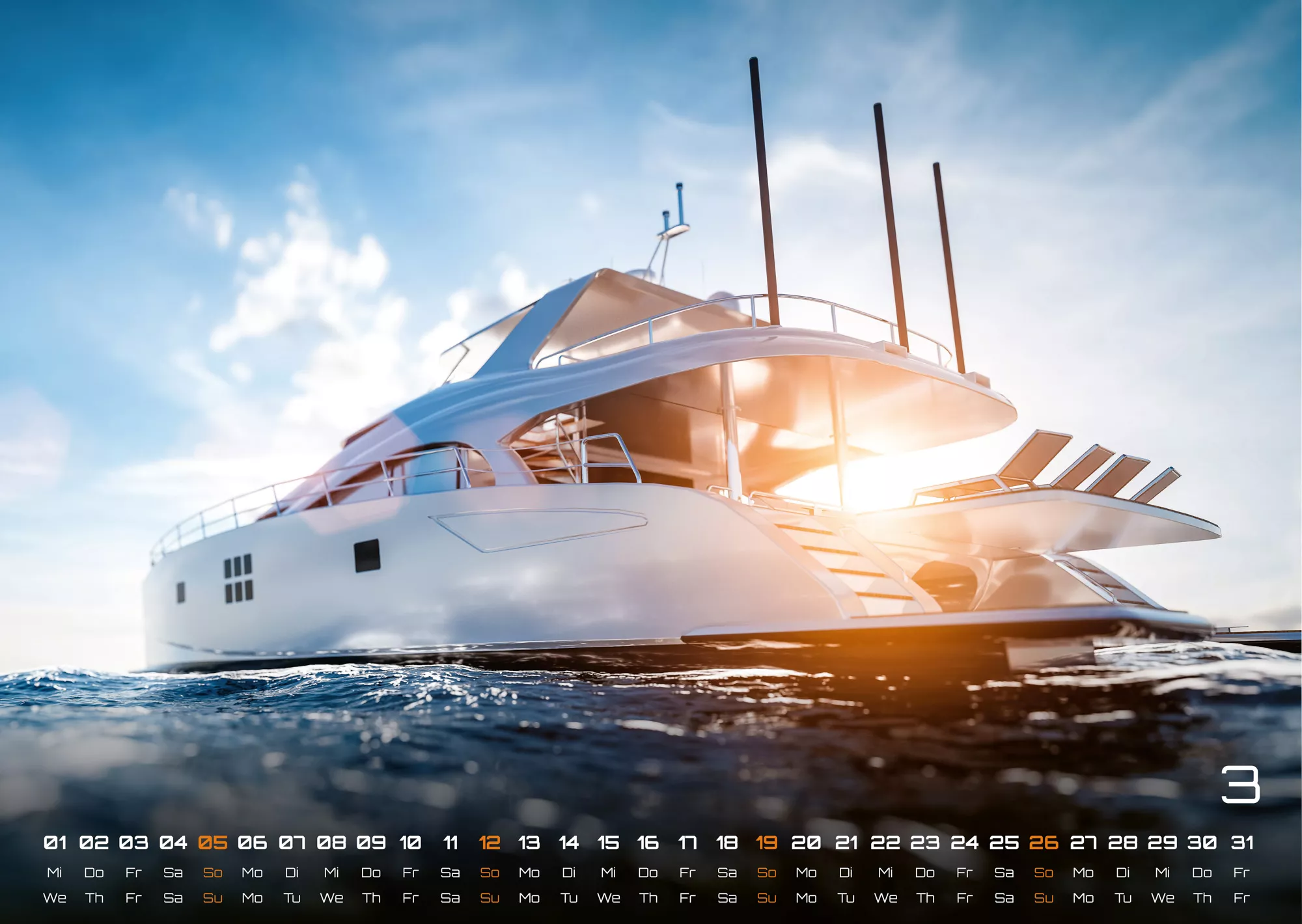 Meereskreuzer - my Boat, my Rules - Yachten - Schiffe - 2023 - Kalender