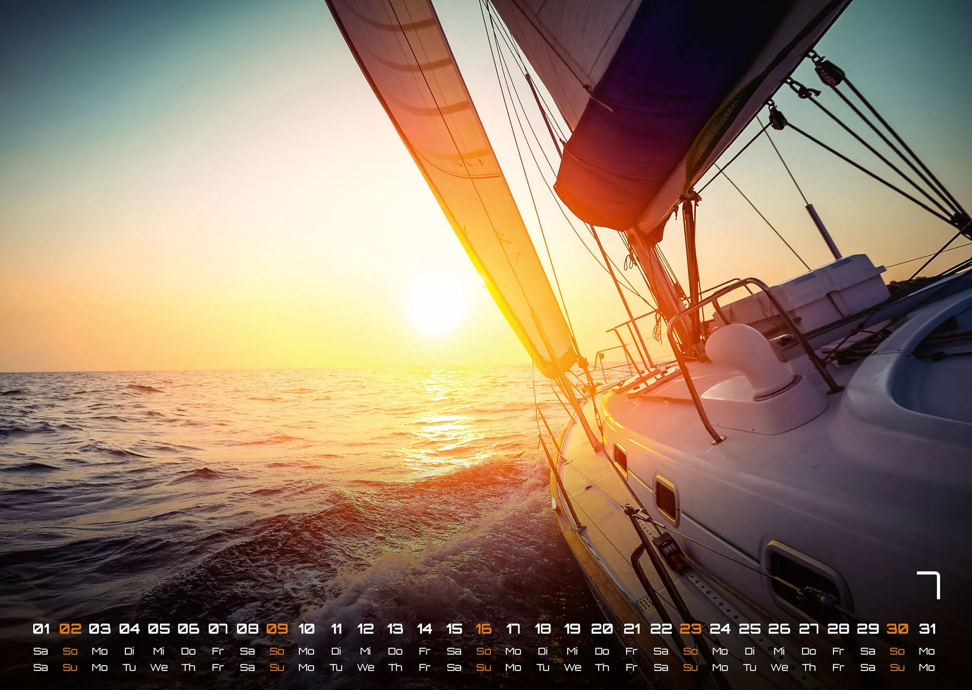 Meereskreuzer - my Boat, my Rules - Yachten - Schiffe - 2023 - Kalender