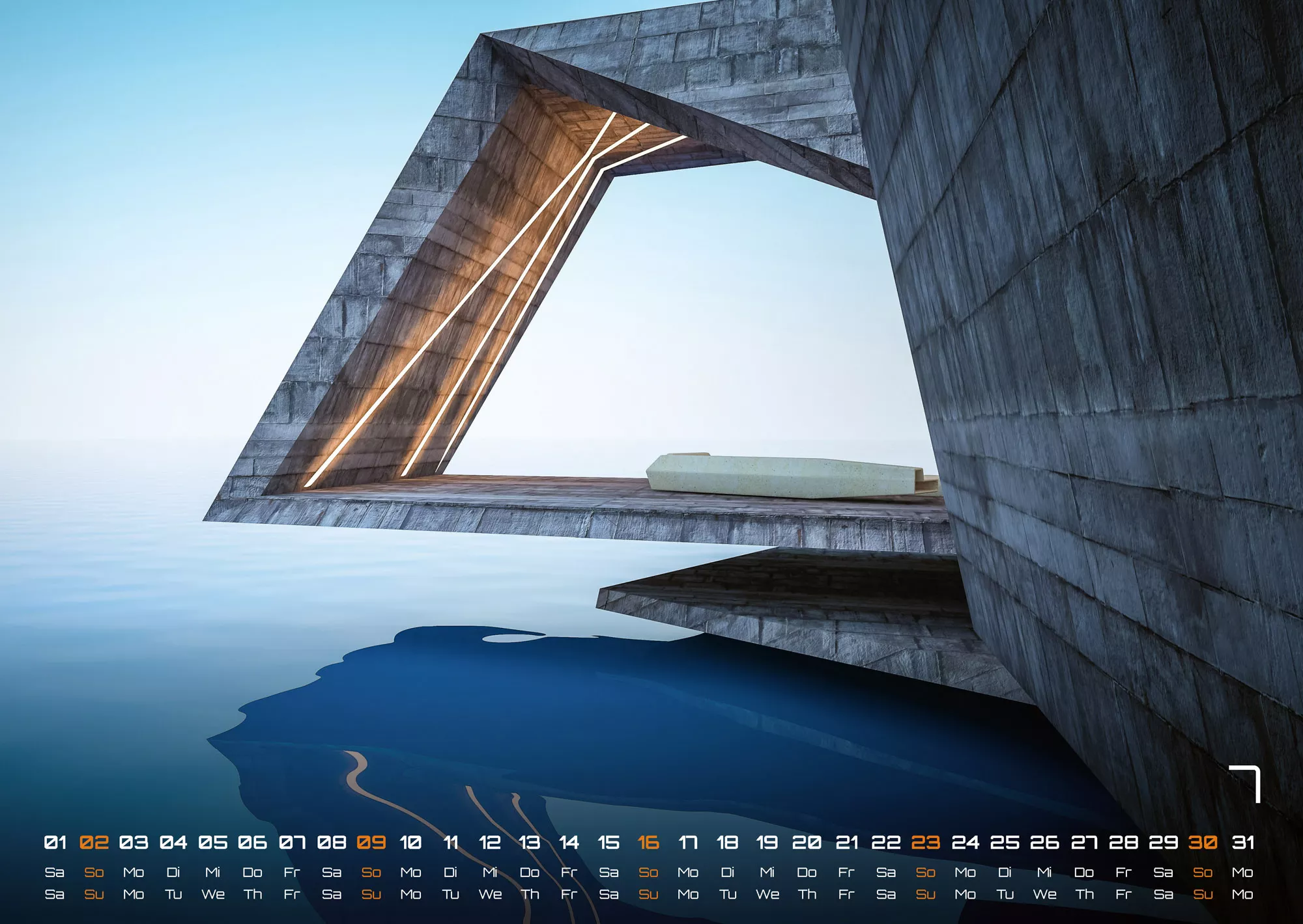 Architektur - faszinierende Baukunst - 2023 - Kalender